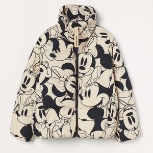 H&M Minnie Mouse Puffer Jacket